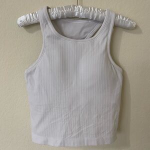 Lululemon Ebb to Street Cropped Racerback Tank Top